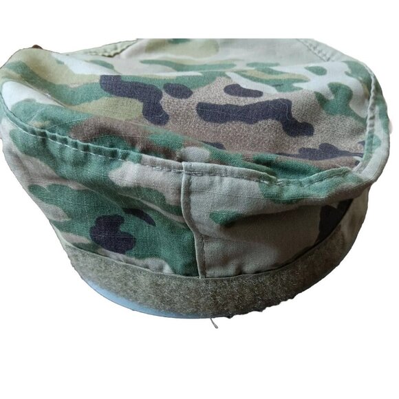 US Army Patrol Camo Cap Mens Size 7 Fitted Cap Hat - Picture 10 of 12